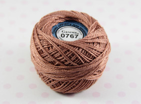 Пряжа Ирис 100% хлопок 10г 82м №0767 какао