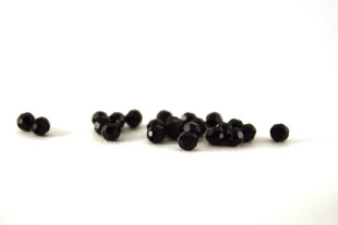 Бусины Чехия "PRECIOSA" бусины 451-19-602 4 мм 24 шт черный/jet