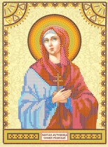 Схема для вышивки иконы бисером на холсте «Святая София»
