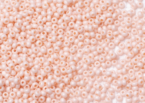 Бисер Чехия круглый 10/0 50г 16687m розовый матовый